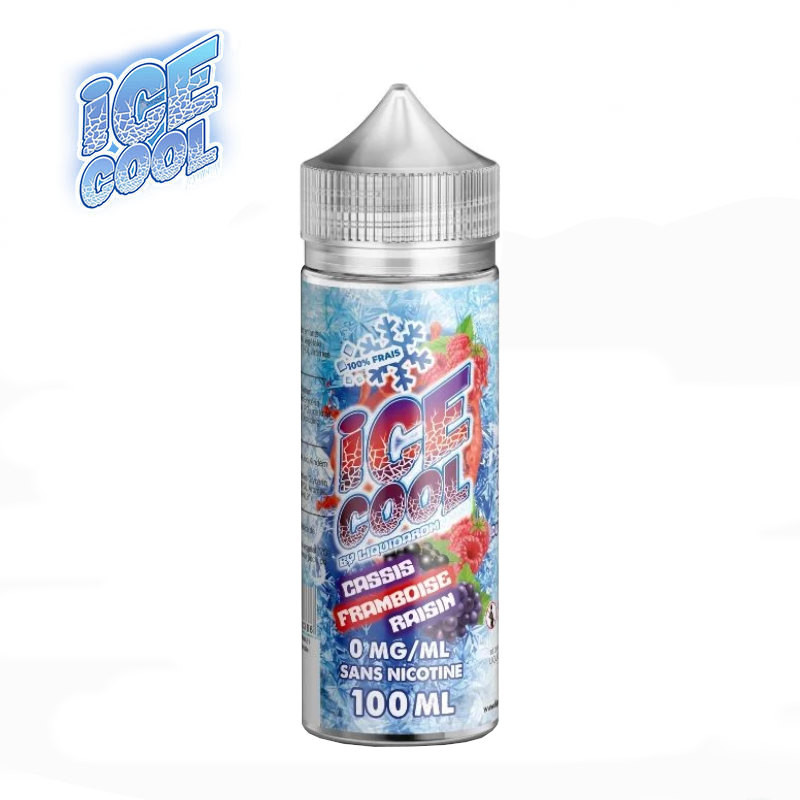 Cassis Framboise Raisin Ice Cool Liquidarom 100ml - 6 mg
