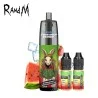 Kit Puff Tornado 15000 Strawberry Watermelon Ice White Rabbit Randm 7597