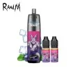 Kit Puff Tornado 15000 Blueberry Ice White Rabbit Randm 7601