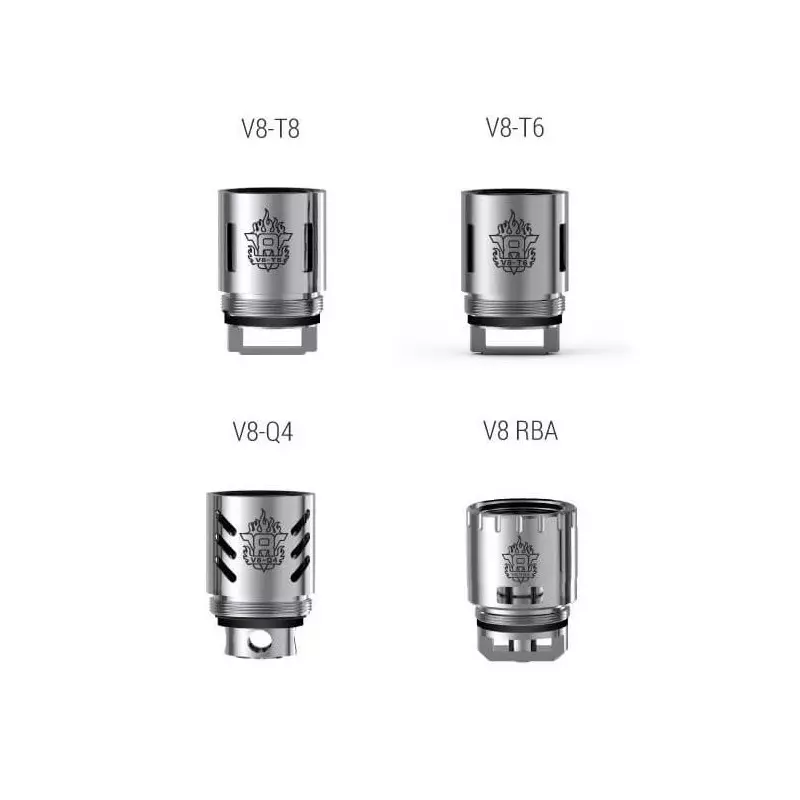 3 Résistances TFV8 SMOK 624  A2G