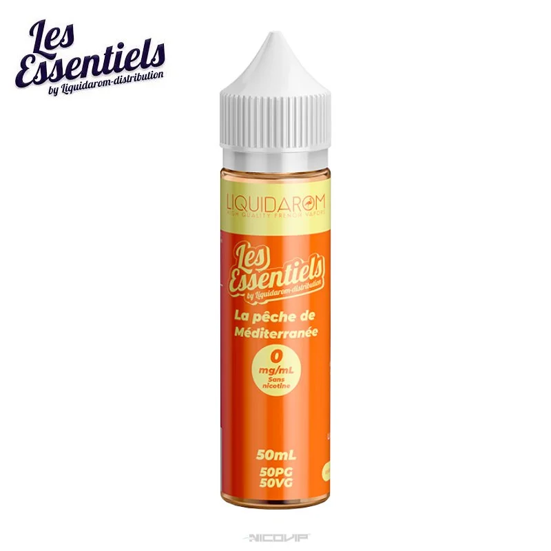 La Pêche de Méditerranée Les Essentiels Liquidarom 50ml - 6 mg