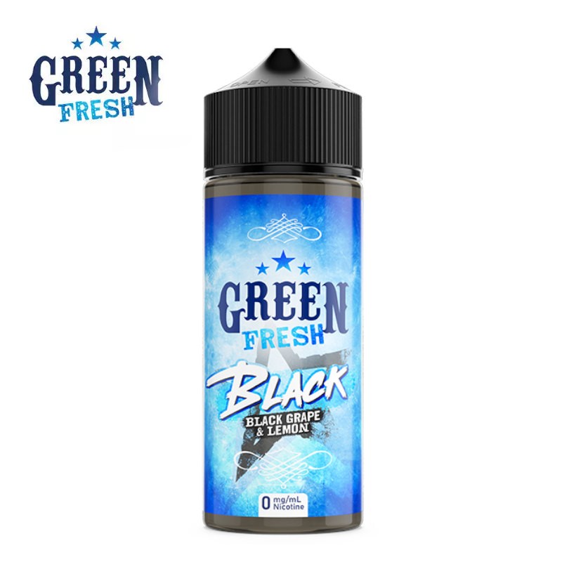Green Fresh Black Green Vapes 100ml - 6 mg