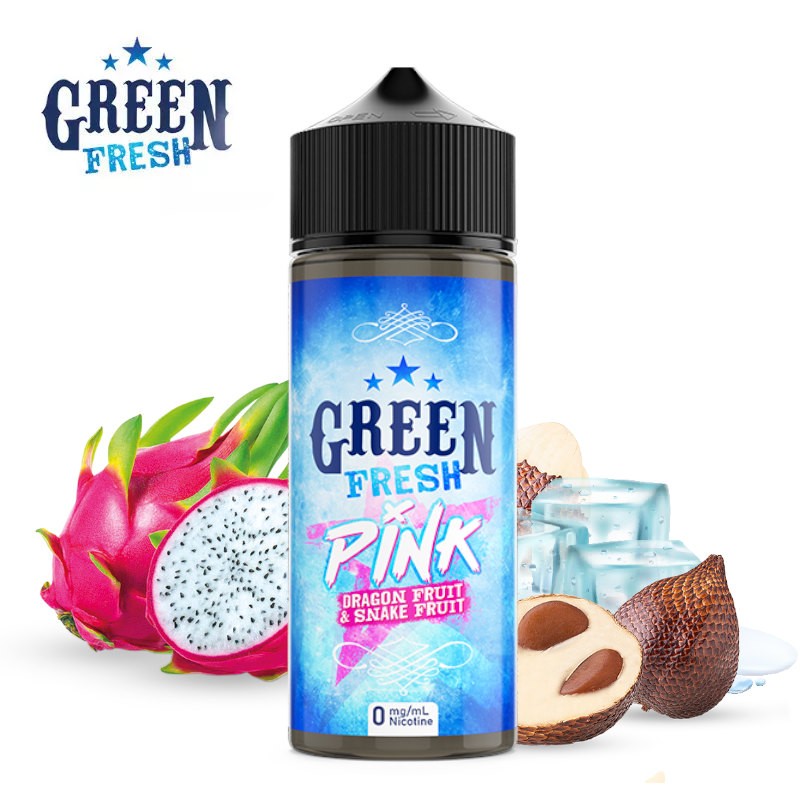 Green Fresh Pink Green Vapes 100ml - Sans nicotine