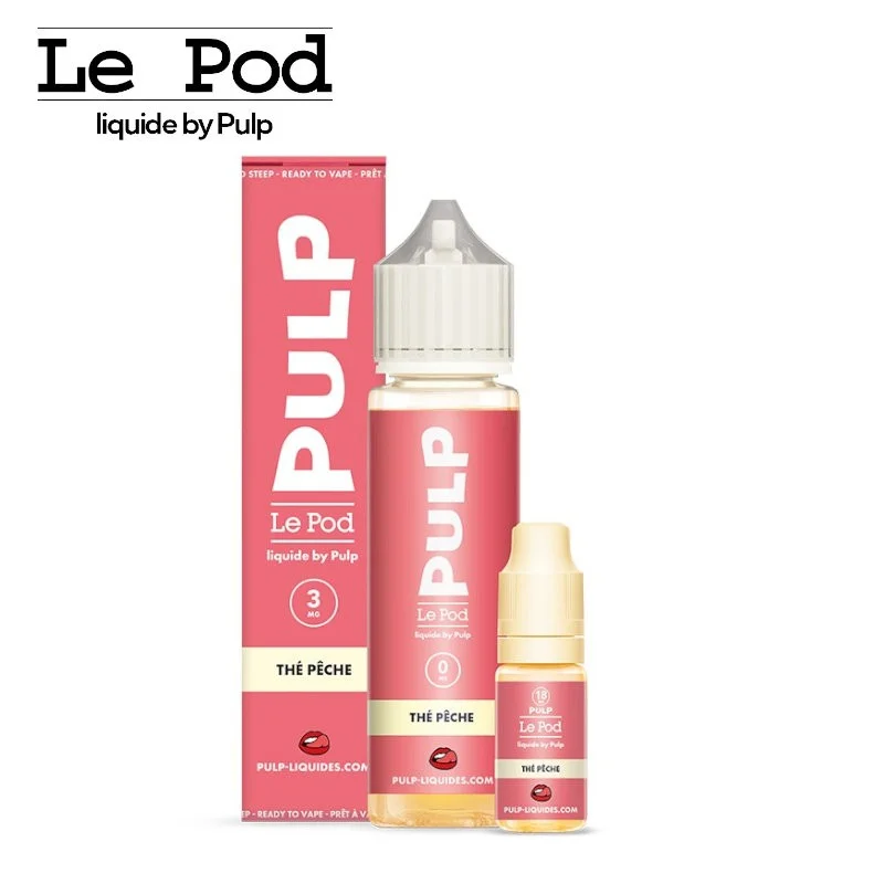 Thé Pêche Le Pod Liquide Pulp 60ml - 3 mg