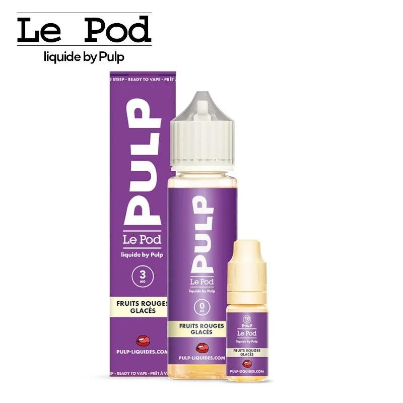 Fruits Rouges Glacés Le Pod Liquide Pulp 60ml - 3 mg