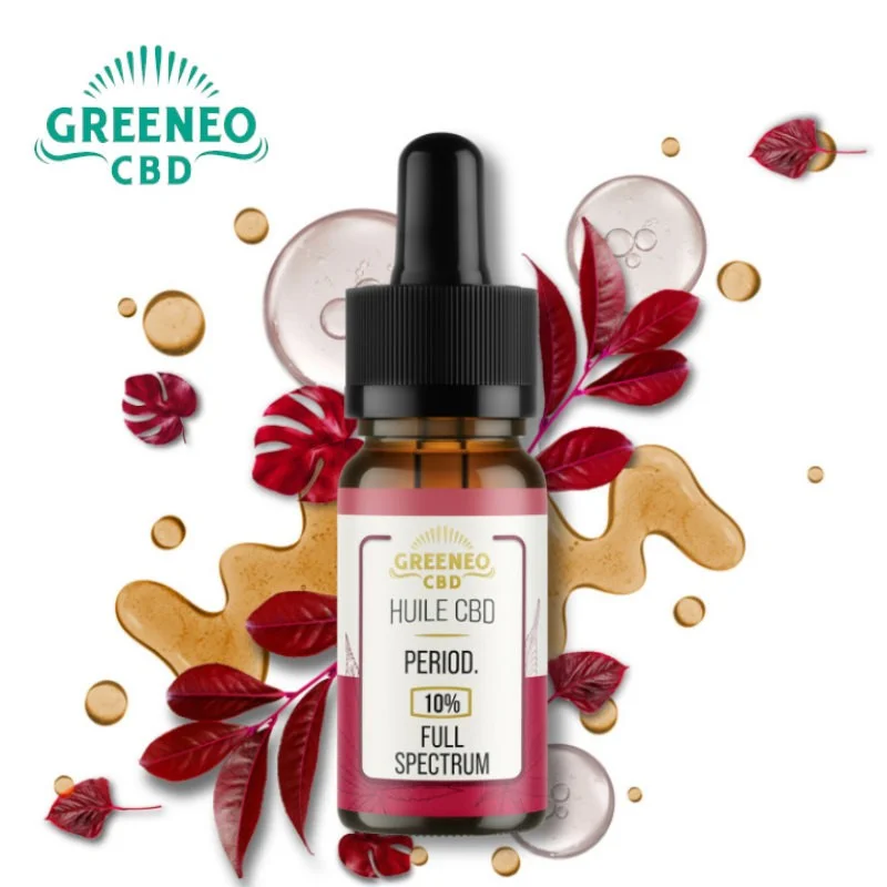 Huile CBD Period Greeneo 10ml - 10%