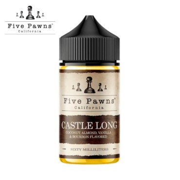 Castle Long Five Pawns California 50ml - 6 mg Castle Long Five Pawns California 50ml - 6 mg