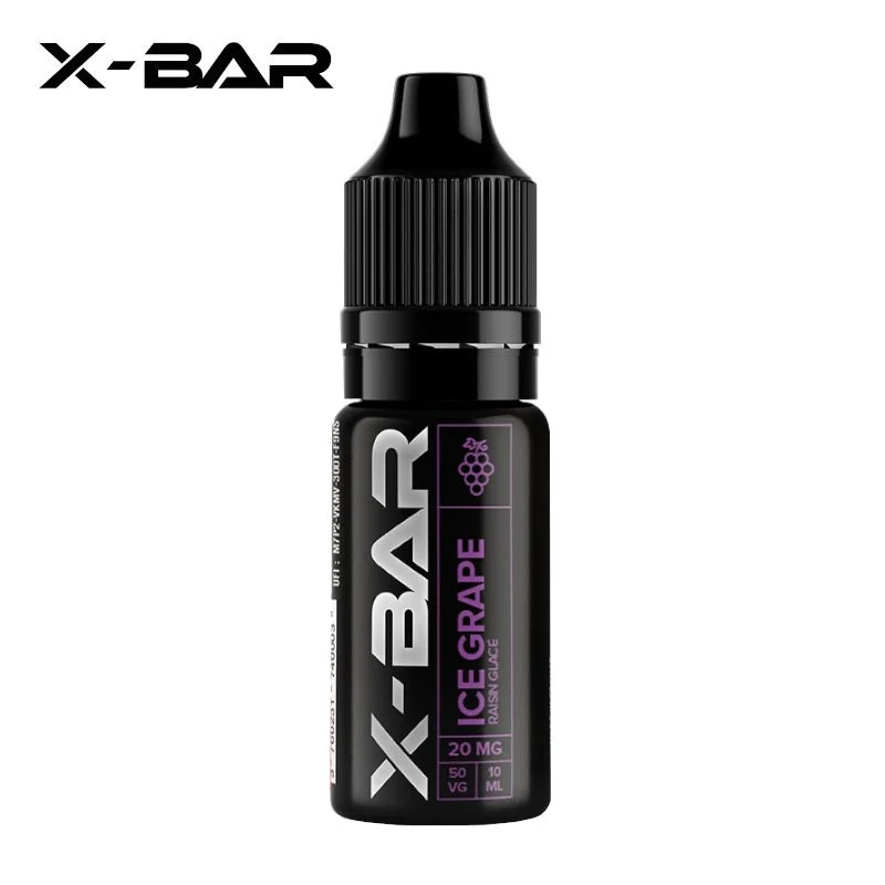 Ice Grape Sels de Nicotine X-Bar 10ml 6884