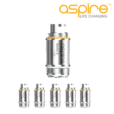5 Résistances Nautilus X Aspire 5 Résistances Nautilus X Aspire
