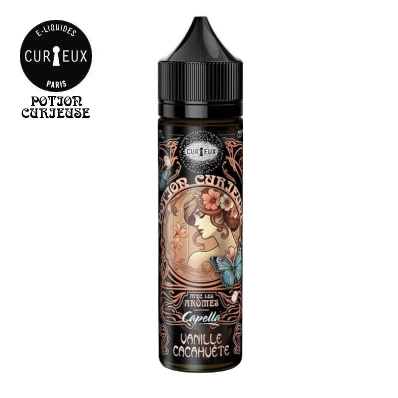 Vanille Cacahuète Potions Curieuses Curieux 50ml - 3 mg