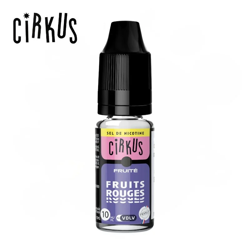 Fruits Rouges Sel de nicotine CirKus 10ml 4682