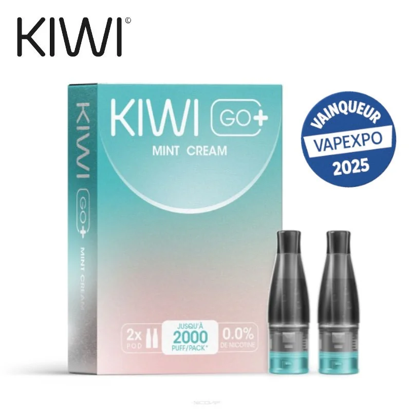 Pack 2 Cartouches Mint Cream Kiwi Go+ 7855