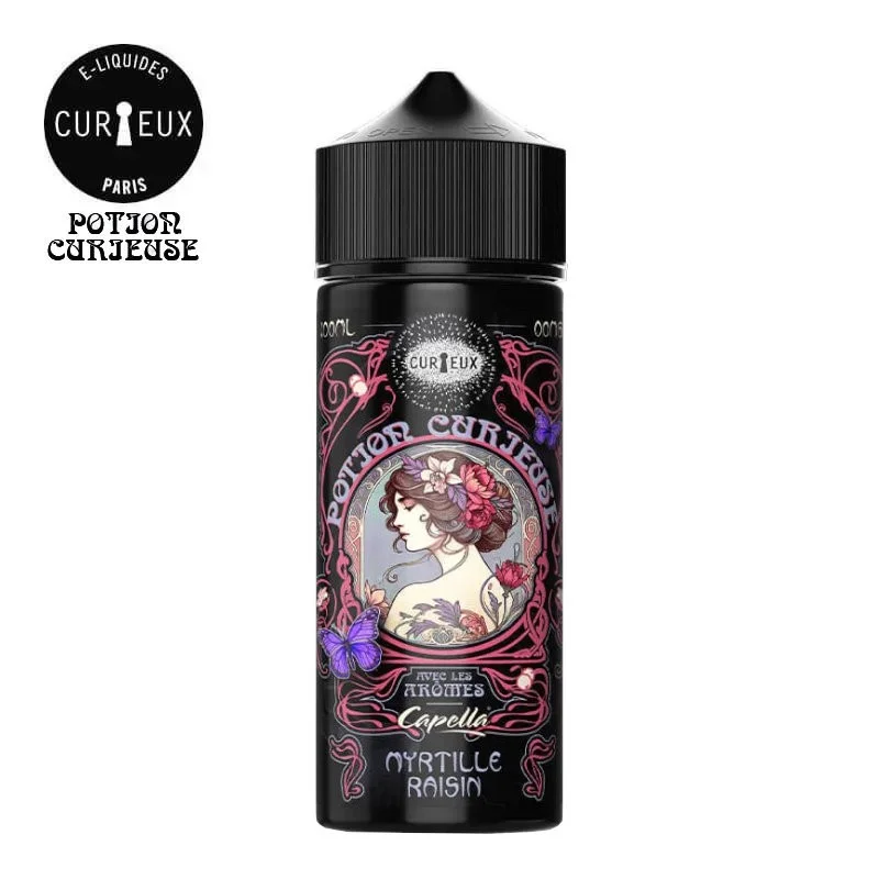 Myrtille Raisin Potions Curieuses Curieux 100ml - 3 mg