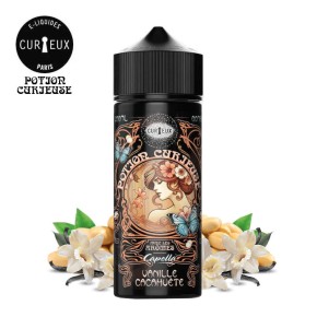 Vanille Cacahuète Potions Curieuses Curieux 100ml - Sans nicotine Vanille Cacahuète Potions Curieuses Curieux 100ml - Sans nicotine