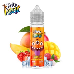 Nabot Litchi Mangue Fraise Multi Freeze Liquideo 50ml - Sans nicotine