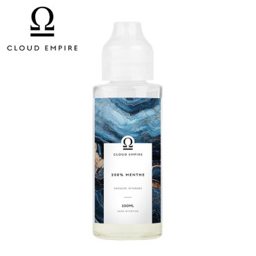 E-liquide 200% Menthe Cloud Empire Fuu 100ml - 6 mg E-liquide 200% Menthe Cloud Empire Fuu 100ml - 6 mg