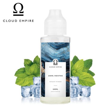E-liquide 200% Menthe Cloud Empire Fuu 100ml - Sans nicotine E-liquide 200% Menthe Cloud Empire Fuu 100ml - Sans nicotine