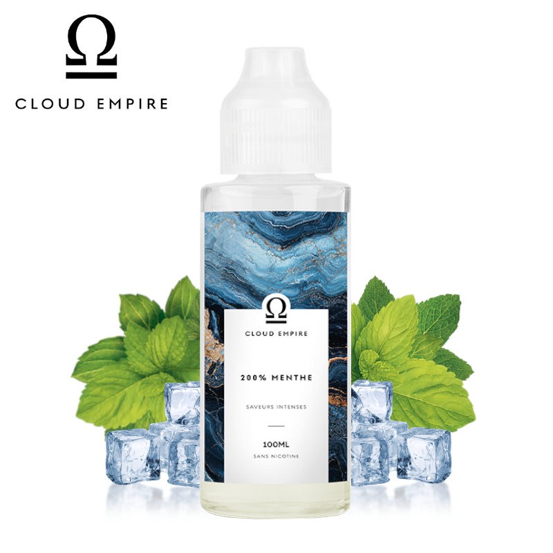 E-liquide 200% Menthe Cloud Empire Fuu 100ml - Sans nicotine