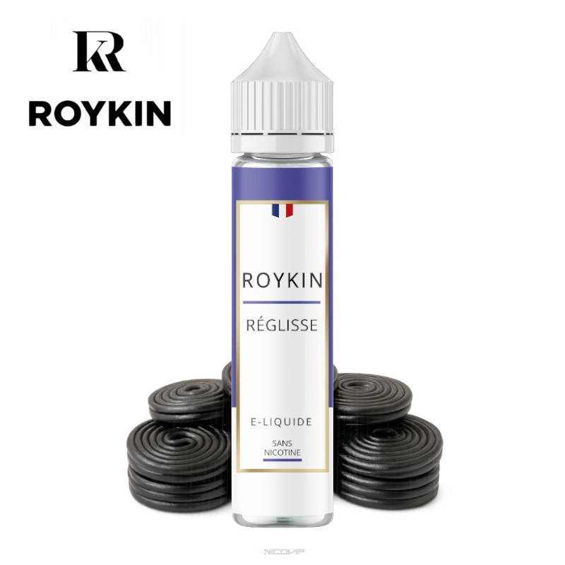 E-liquide Réglisse Roykin 50ml - Sans nicotine