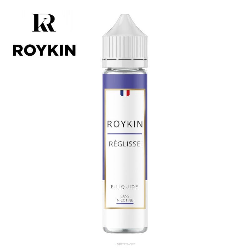 E-liquide Réglisse Roykin 50ml - 6 mg