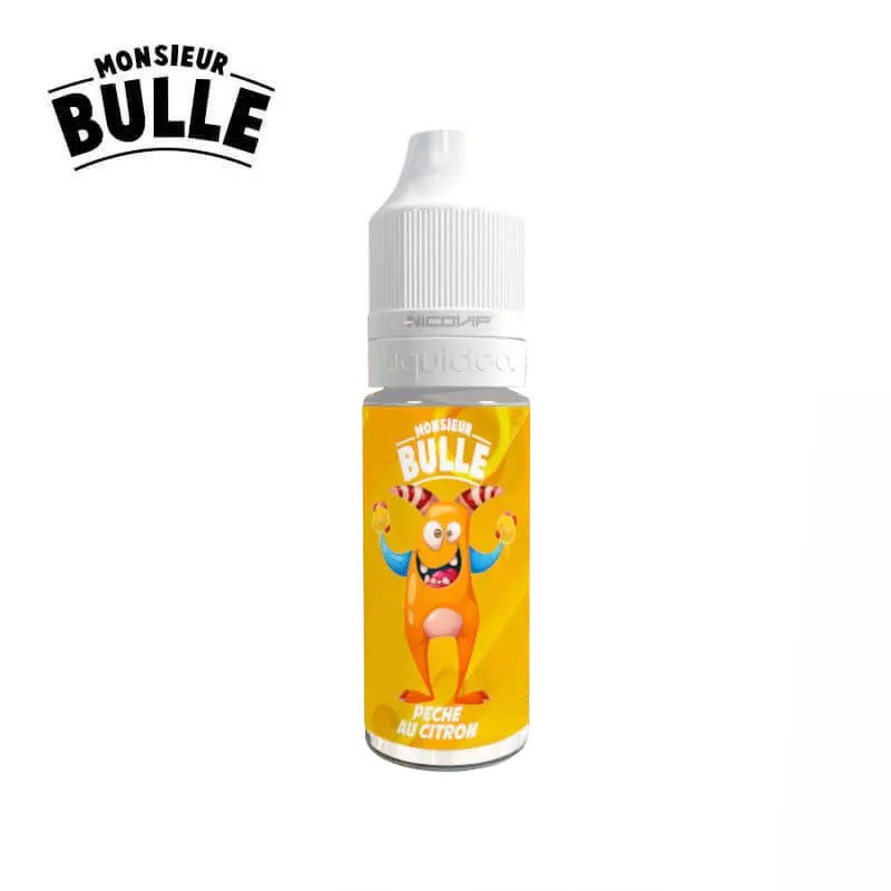 Pêche Citron Monsieur Bulle 10ml