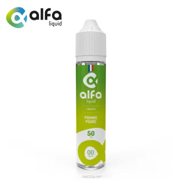 E-liquide Pomme Poire Alfaliquid 50ml - Nicovip