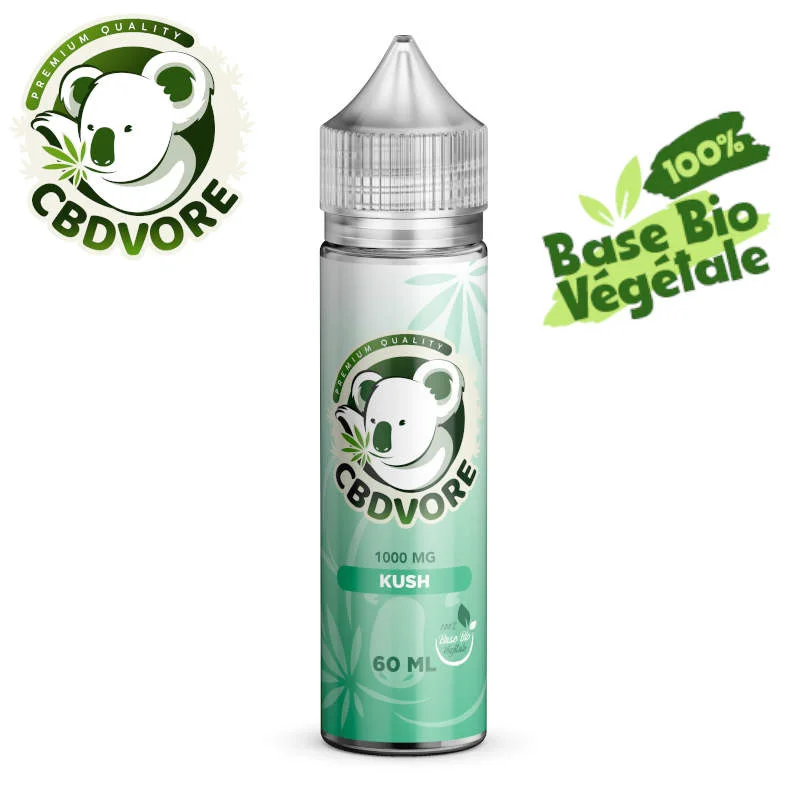 E liquide CBD Kush CBDVORE 50ml - 1000 mg