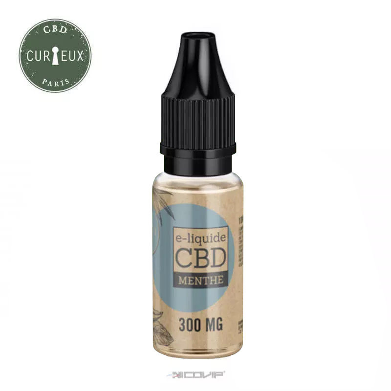 E liquide Menthe CBD Curieux 10ml - 300 mg