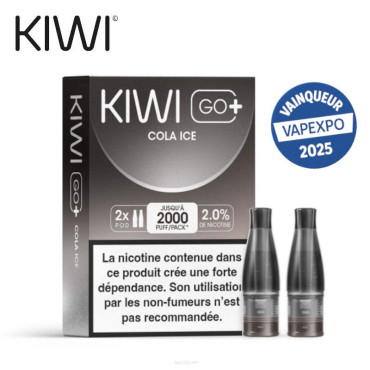 Pack 2 Cartouches Cola Ice Kiwi Go+