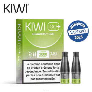 Pack 2 Cartouches Strawberry Lime Kiwi Go+