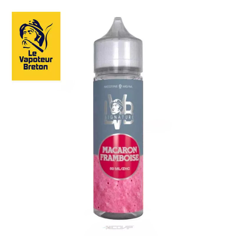 Macaron Framboise ZHC Le Vapoteur Breton 50ml