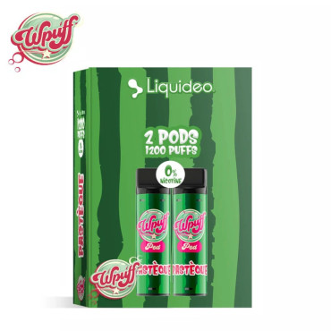 2 Recharges Pastèque Wpuff 1800 Liquideo