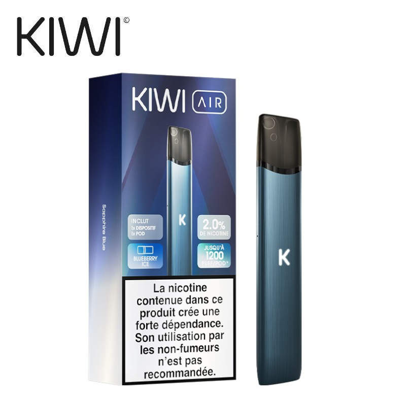 Starter Kit Kiwi Air Blueberry Ice Kiwi Vapor