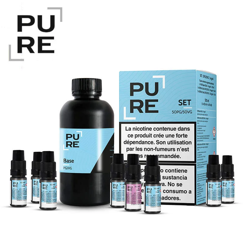 Pack Base DIY 50/50 PURE 500ml - 3 mg
