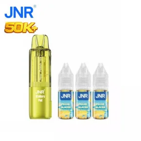 1 Cartouche + 3 e-liquides Pêche Glacée Stellarc 50K JNR