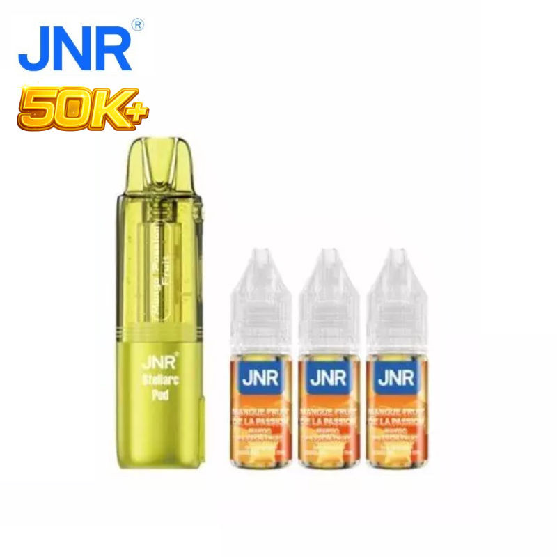 1 Cartouche + 3 e-liquides Mangue Fruit de la Passion Stellarc 50K JNR