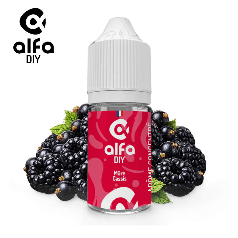 Arôme Mûre Cassis AlfaDIY Alfaliquid 30ml