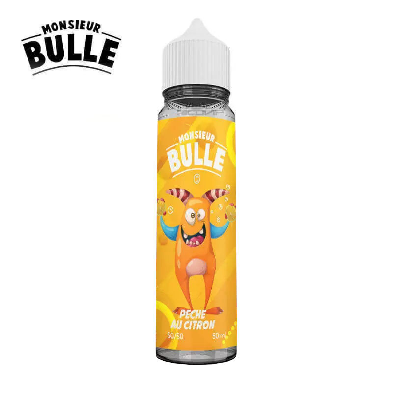 Pêche Citron Monsieur Bulle 50ml