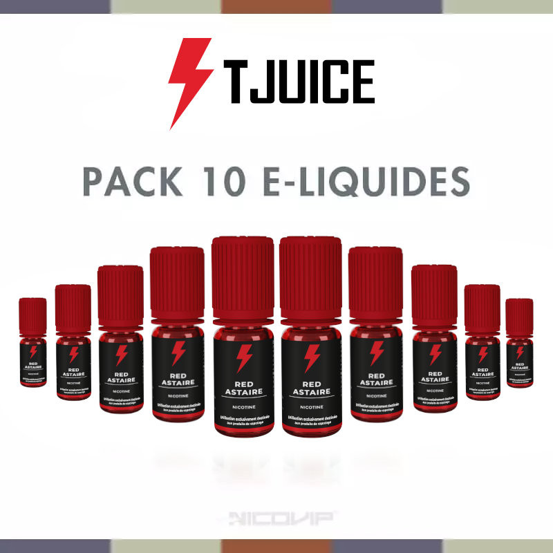 Pack 10 E-liquides Tjuice