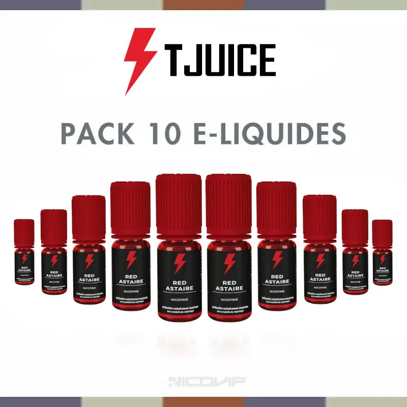 Pack 10 E-liquides Tjuice