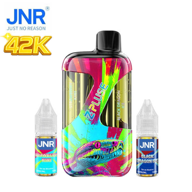 Kit Puff ZPluse Strawberry Kiwi + Black Dragon Ice 42k JNR