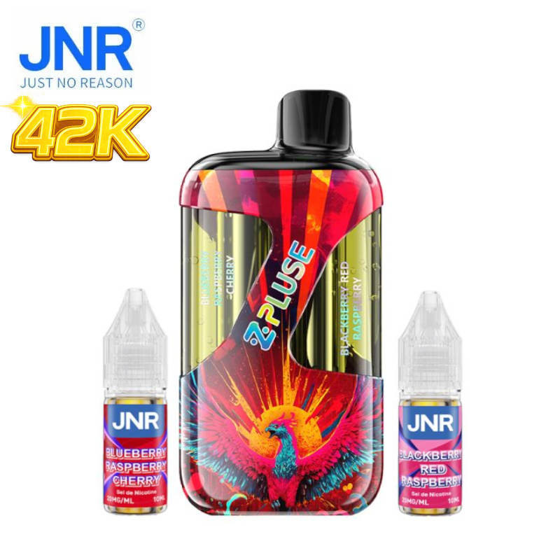 Kit Puff ZPluse Blueberry Raspberry Cherry + Blackberry Red Raspberry 42k JNR