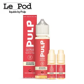 Rhubarbe Framboise Le Pod Liquide Pulp 60ml - 6 mg Rhubarbe Framboise Le Pod Liquide Pulp 60ml - 6 mg