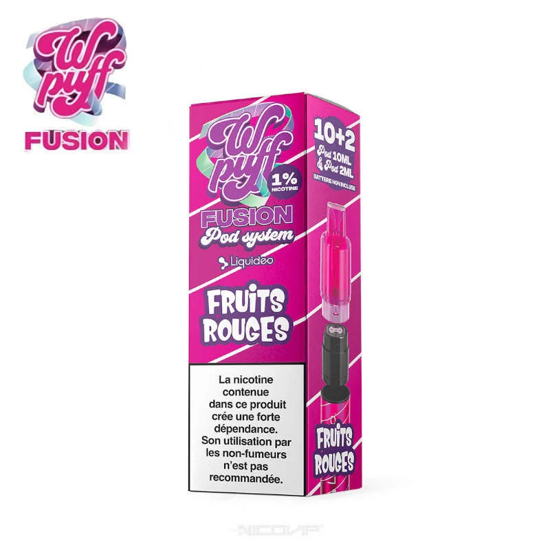 1 Cartouche Fruits Rouges Fusion Pod System Liquideo