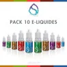 Pack 10 E-liquides Crazy Savourea
