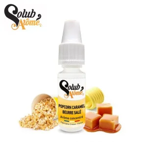 Arôme Popcorn Caramel au Beurre Salé Solubarome 10ml Arôme Popcorn Caramel au Beurre Salé Solubarome 10ml