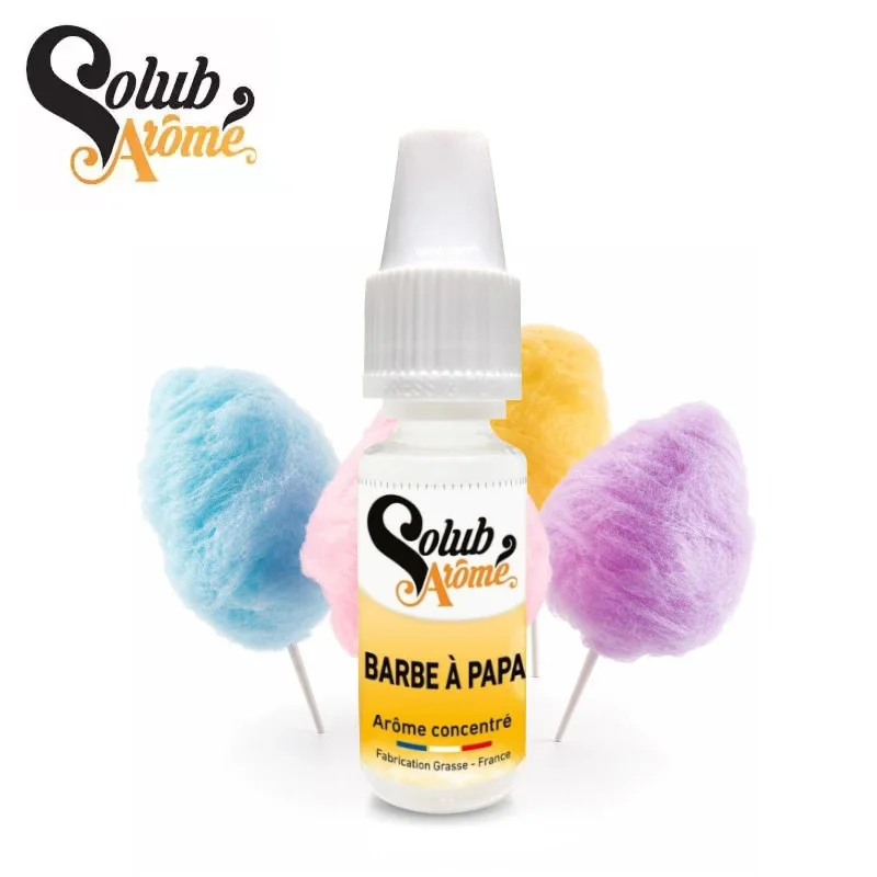 Arôme Barbe A Papa Solubarome﻿ 10ml