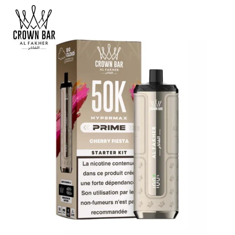 Cherry Fiesta Hyper Max Prime 50k Crown Bar Al Fakher