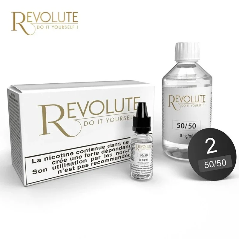 Pack Basebooster 50/50 Revolute 100 ml - 2 mg