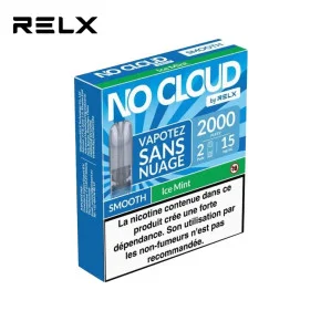 Pack 2 Cartouches No Cloud Ice Mint RELX